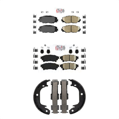 Ceramic Disc Brake Pads Front Rear Kit For 2016-2020 Toyota Mirai