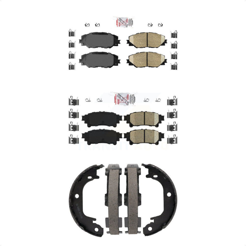 Ceramic Disc Brake Pads Front Rear Kit For 2016-2020 Toyota Mirai