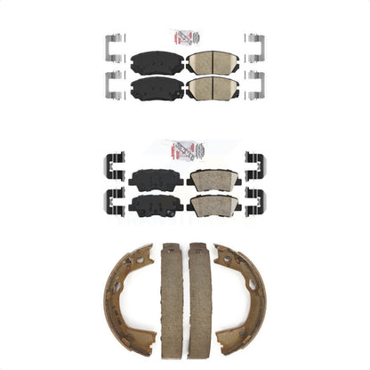 Ceramic Disc Brake Pads Front Rear Kit For 2010-2011 Hyundai Azera
