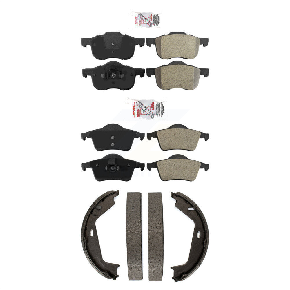 Semi-Metallic Disc Brake Pads Front Rear Kit For Volvo XC70 S80