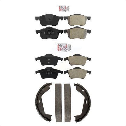 Semi-Metallic Disc Brake Pads Front Rear Kit For Volvo XC70 S80