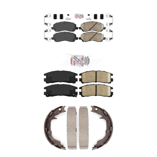 Ceramic Disc Brake Pads Front Rear Kit For Mitsubishi Eclipse Galant