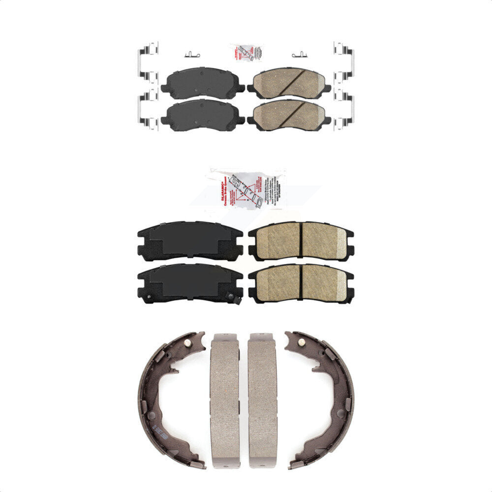 Ceramic Disc Brake Pads Front Rear Kit For Mitsubishi Eclipse Galant