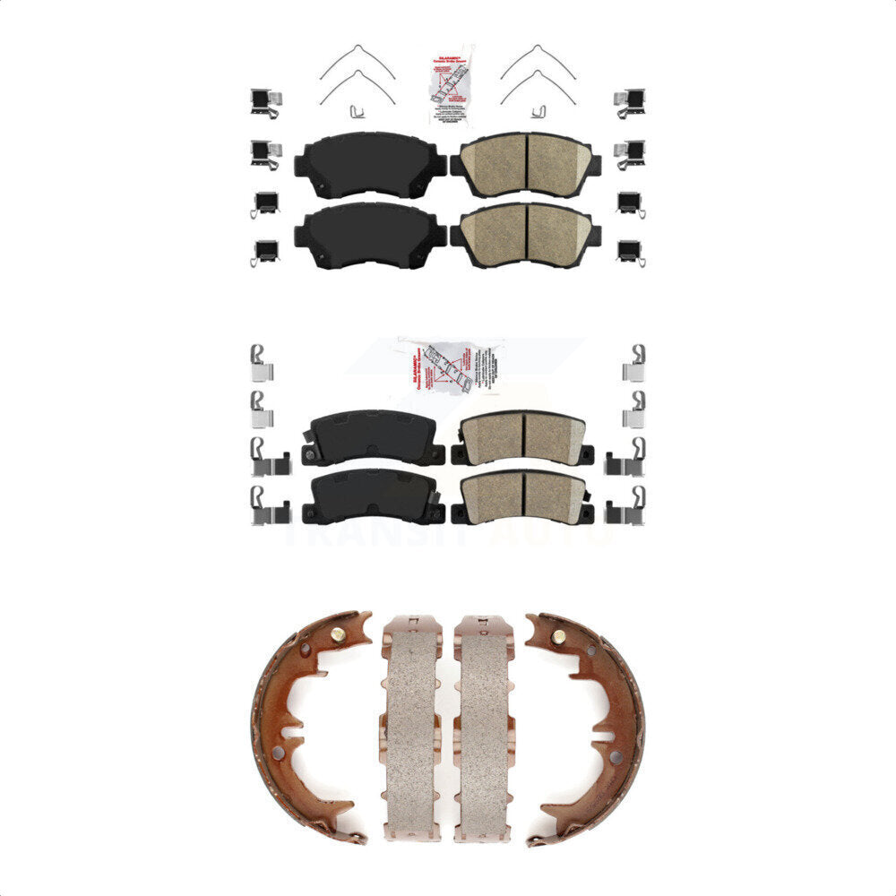 Ceramic Disc Brake Pads Front Rear Kit For Toyota Camry Lexus ES300 Celica
