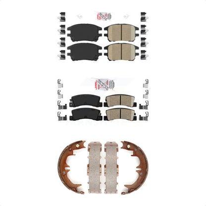 Ceramic Disc Brake Pads Front Rear Kit For 2002-2003 Lexus RX300