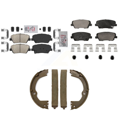 Ceramic Disc Brake Pads Front Rear Kit For Hyundai Santa Fe Sport Kia Sorento