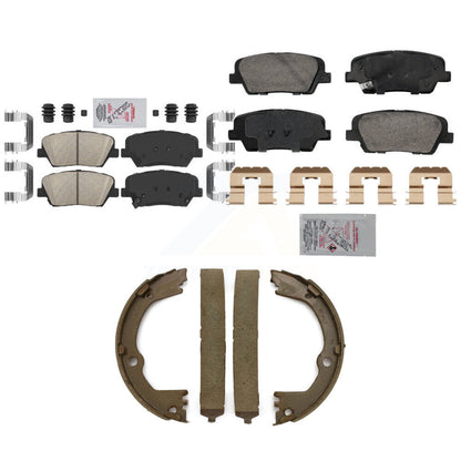 Ceramic Disc Brake Pads Front Rear Kit For Hyundai Santa Fe Sport Kia Sorento