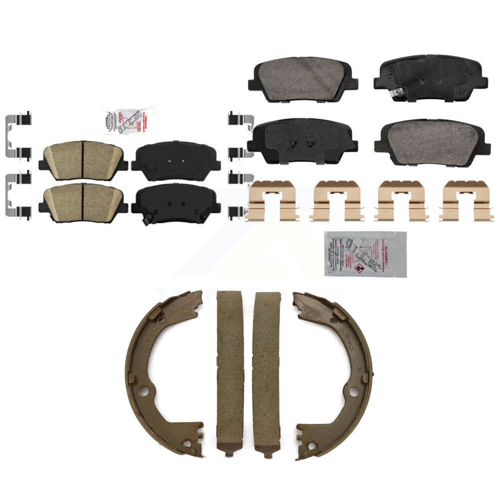 Ceramic Disc Brake Pads Front Rear Kit For Hyundai Santa Fe Sport Kia Sorento