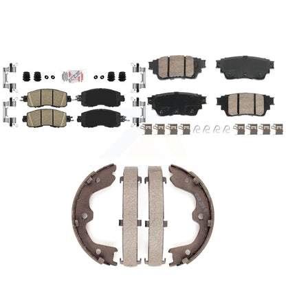 Ceramic Disc Brake Pads Front Rear Kit For Nissan Altima