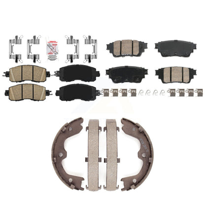 Ceramic Disc Brake Pads Front Rear Kit For Nissan Altima