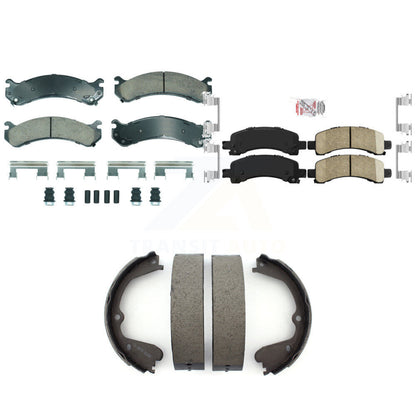 Ceramic Disc Brake Pads Front Rear Kit For GMC Savana 3500 Chevrolet Express
