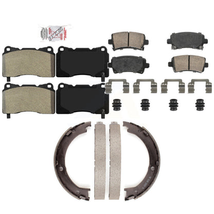 Semi-Metallic Ceramic Disc Brake Pads Front Rear Kit For Cadillac XTS