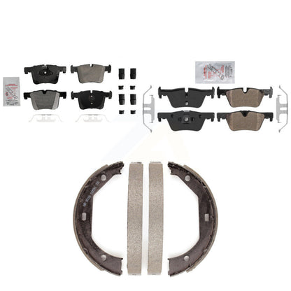 Semi-Metallic Disc Brake Pads Front Rear Kit For BMW 320i xDrive 328d
