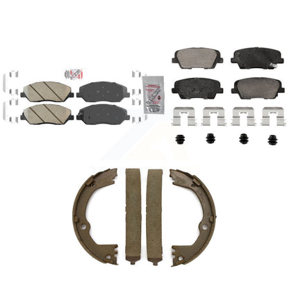 Ceramic Disc Brake Pads Front Rear Kit For Hyundai Santa Fe XL 3.3L