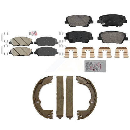 Ceramic Disc Brake Pads Front Rear Kit For Hyundai Santa Fe XL 3.3L