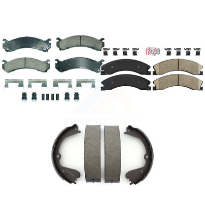 Ceramic Disc Brake Pads Front Rear Kit For Chevrolet Express 3500 GMC Savana
