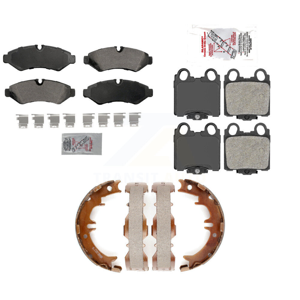 Ceramic Semi-Metallic Disc Brake Pads Front Rear Kit For Lexus SC430 IS300 GS300