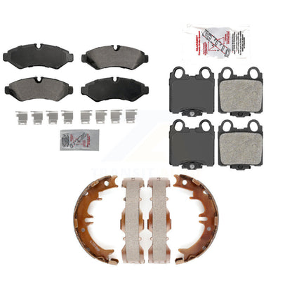 Ceramic Semi-Metallic Disc Brake Pads Front Rear Kit For Lexus SC430 IS300 GS300