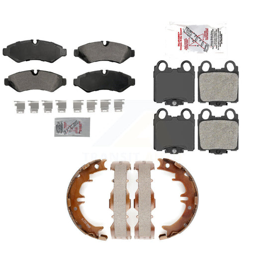 Ceramic Semi-Metallic Disc Brake Pads Front Rear Kit For Lexus SC430 IS300 GS300