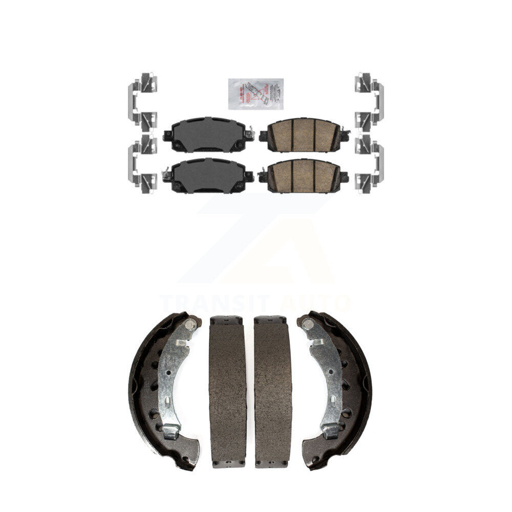 Ceramic Disc Brake Pads Front Rear Kit For 2020-2023 Nissan Sentra
