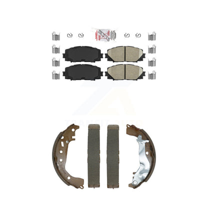 Ceramic Disc Brake Pads Front Rear Kit For Toyota Yaris