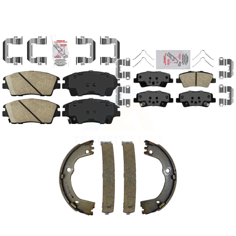 Ceramic Disc Brake Pads Front Rear Kit For Kia Sportage Hyundai Tucson