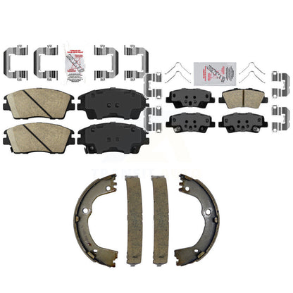 Ceramic Disc Brake Pads Front Rear Kit For Kia Sportage Hyundai Tucson