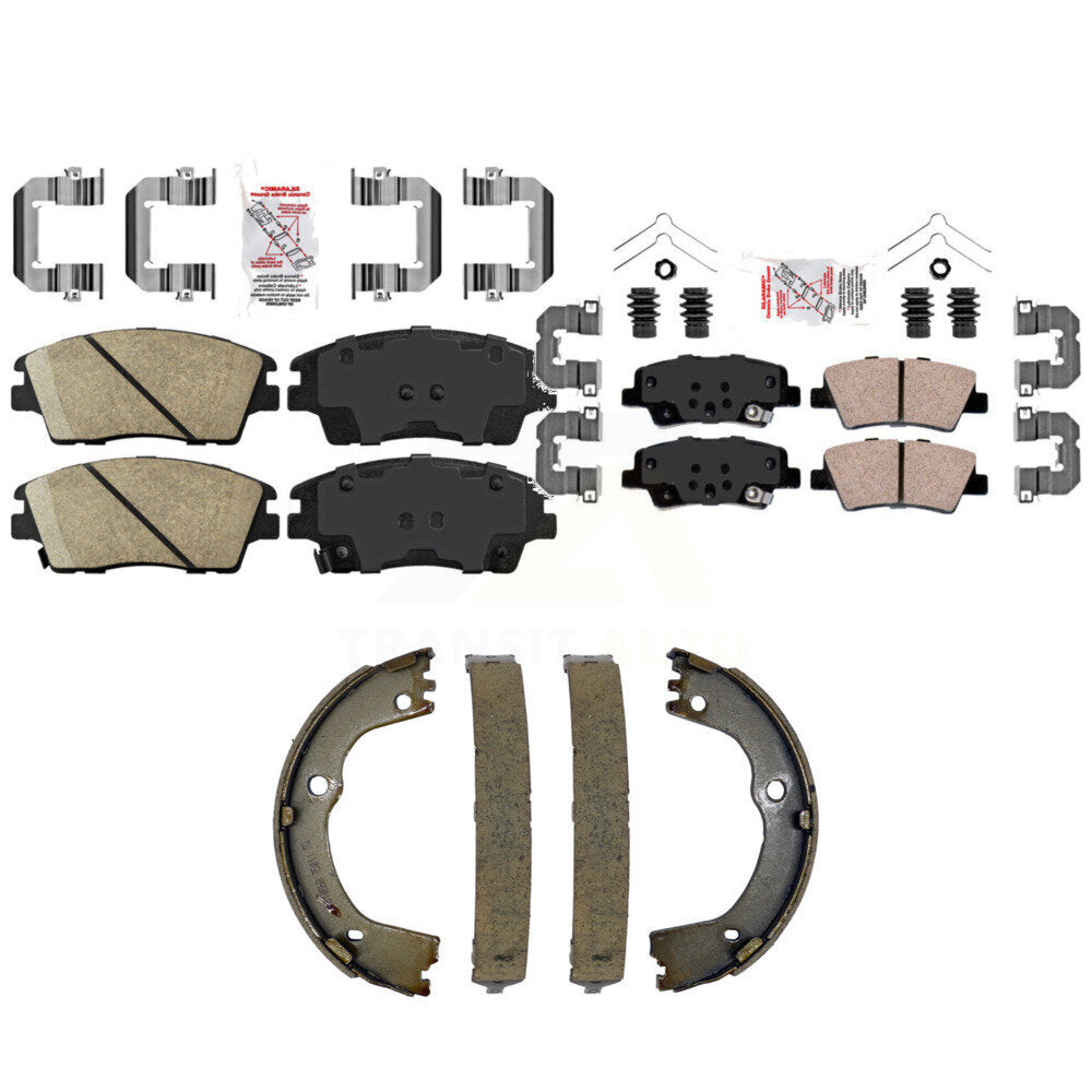 Ceramic Disc Brake Pads Front Rear Kit For Kia Sportage Hyundai Tucson