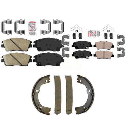 Ceramic Disc Brake Pads Front Rear Kit For Kia Sportage Hyundai Tucson