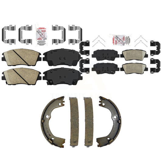 Ceramic Disc Brake Pads Front Rear Kit For Hyundai Tucson Kia Sportage
