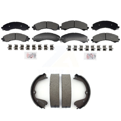 Semi-Metallic Disc Brake Pads Front Rear Kit For GMC Savana 3500 Chevrolet 4500