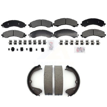 Semi-Metallic Disc Brake Pads Front Rear Kit For GMC Savana 3500 Chevrolet 4500
