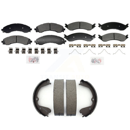 Semi-Metallic Disc Brake Pads Front Rear Kit For GMC Chevrolet Savana 4500