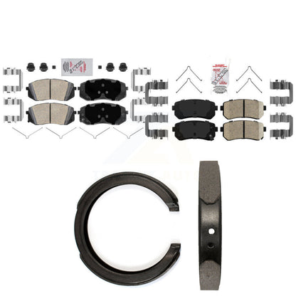 Ceramic Disc Brake Pads Front Rear Kit For Kia Optima