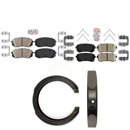 Ceramic Disc Brake Pads Front Rear Kit For Kia Optima