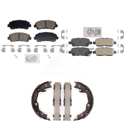 Ceramic Disc Brake Pads Front Rear Kit For Nissan Rogue Sentra Juke Select