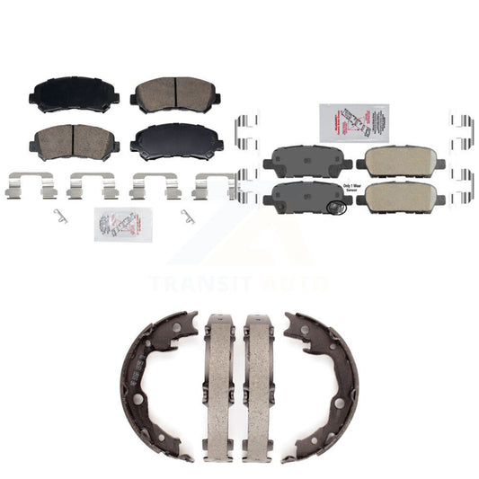Ceramic Disc Brake Pads Front Rear Kit For Nissan Rogue Sentra Juke Select