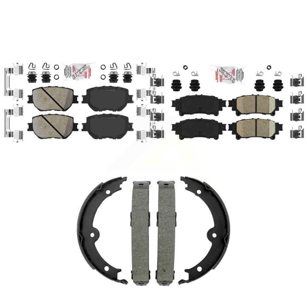Ceramic Disc Brake Pads Front Rear Kit For Lexus IS250