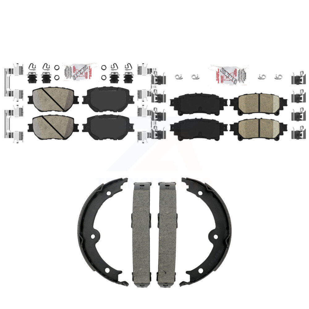 Ceramic Disc Brake Pads Front Rear Kit For Lexus IS250