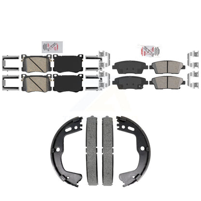 Ceramic Disc Brake Pads Front Rear Kit For Hyundai Genesis G80