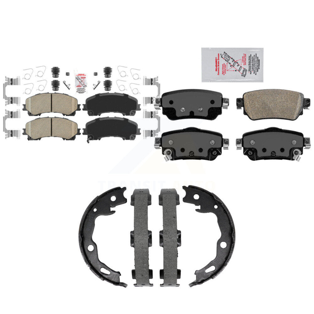 Ceramic Disc Brake Pads Front Rear Kit For Nissan Rogue