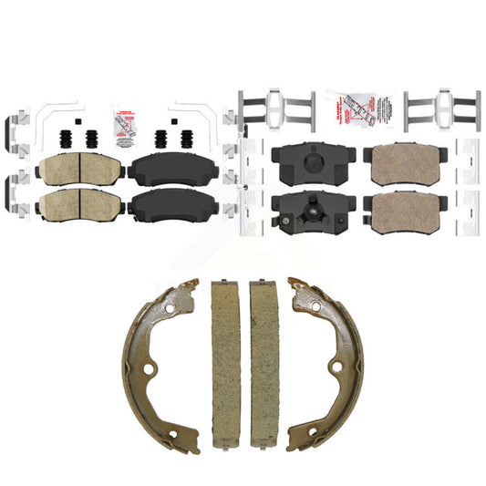 Ceramic Disc Brake Pads Front Rear Kit For Honda Accord Crosstour