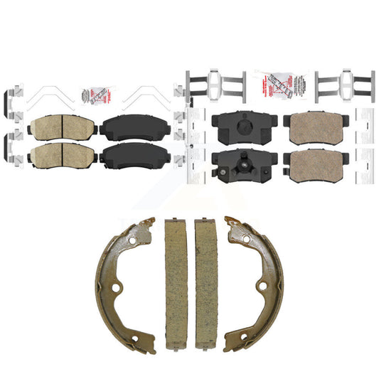 Ceramic Disc Brake Pads Front Rear Kit For Honda Accord Crosstour