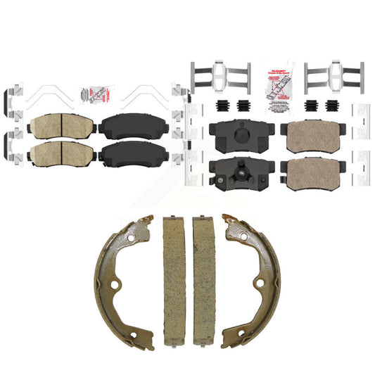 Ceramic Disc Brake Pads Front Rear Kit For Honda Accord Crosstour