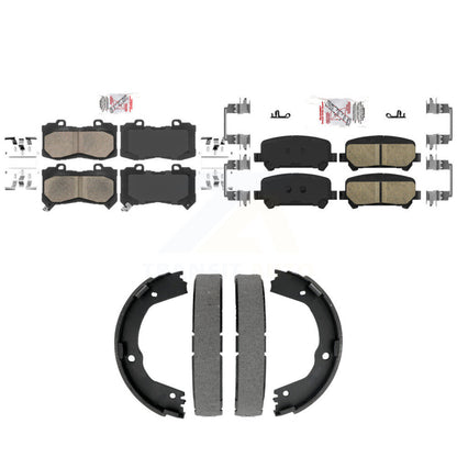 Ceramic Disc Brake Pads Front Rear Kit For Chevrolet Colorado GMC Canyon