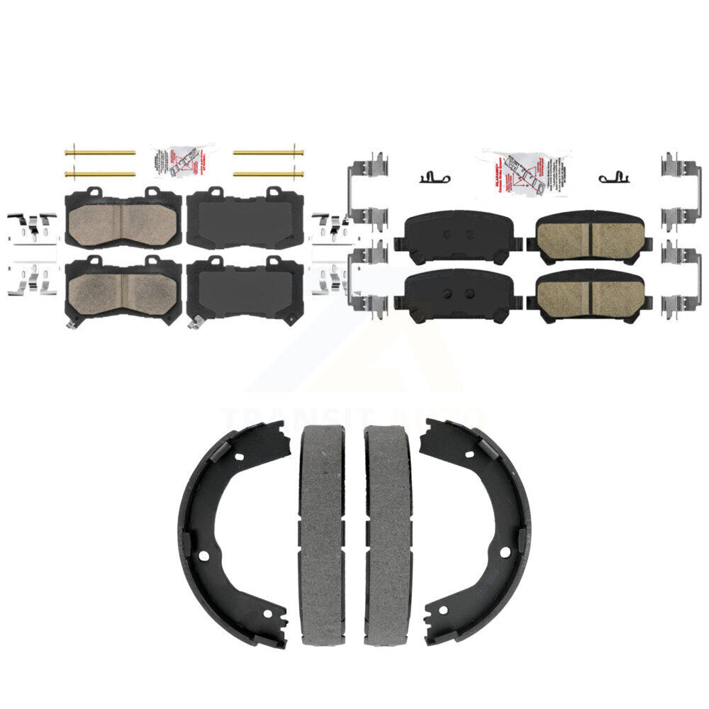 Ceramic Disc Brake Pads Front Rear Kit For Chevrolet Colorado GMC Canyon