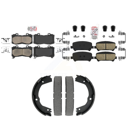 Ceramic Disc Brake Pads Front Rear Kit For Chevrolet Colorado GMC Canyon