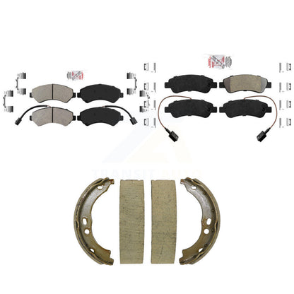 Semi-Metallic Disc Brake Pads Front Rear Kit For Ram ProMaster 2500 3500 1500