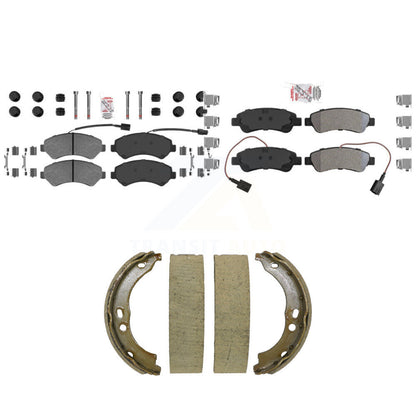 Semi-Metallic Disc Brake Pads Front Rear Kit For Ram ProMaster 2500 3500 1500