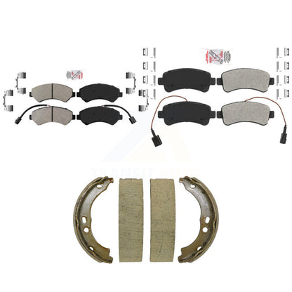 Semi-Metallic Disc Brake Pads Front Rear Kit For Ram ProMaster 2500 3500 1500